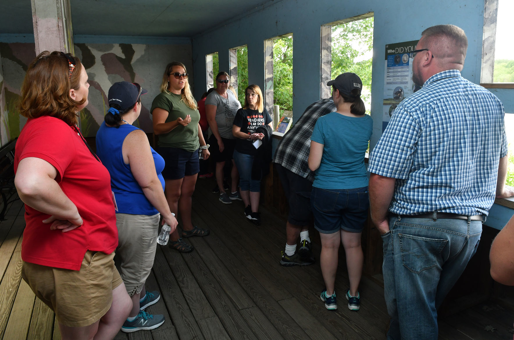 Summer Agriculture Institute tour of Nahant Marsh.